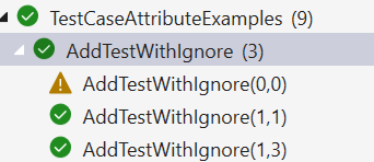 Correct TestCase Ignore usage